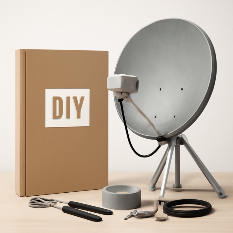 DIY Dish System: Build Your Own Satellite Dish for Free TV and Internet product visual