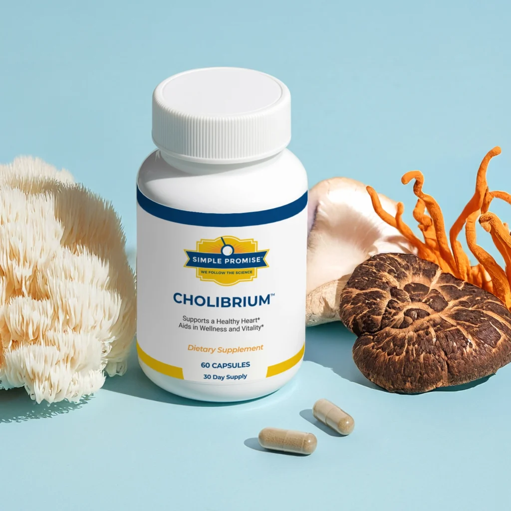 Cholibrium™: Advanced Mushroom Extract Blend for Heart Health & Antioxidant Support product image